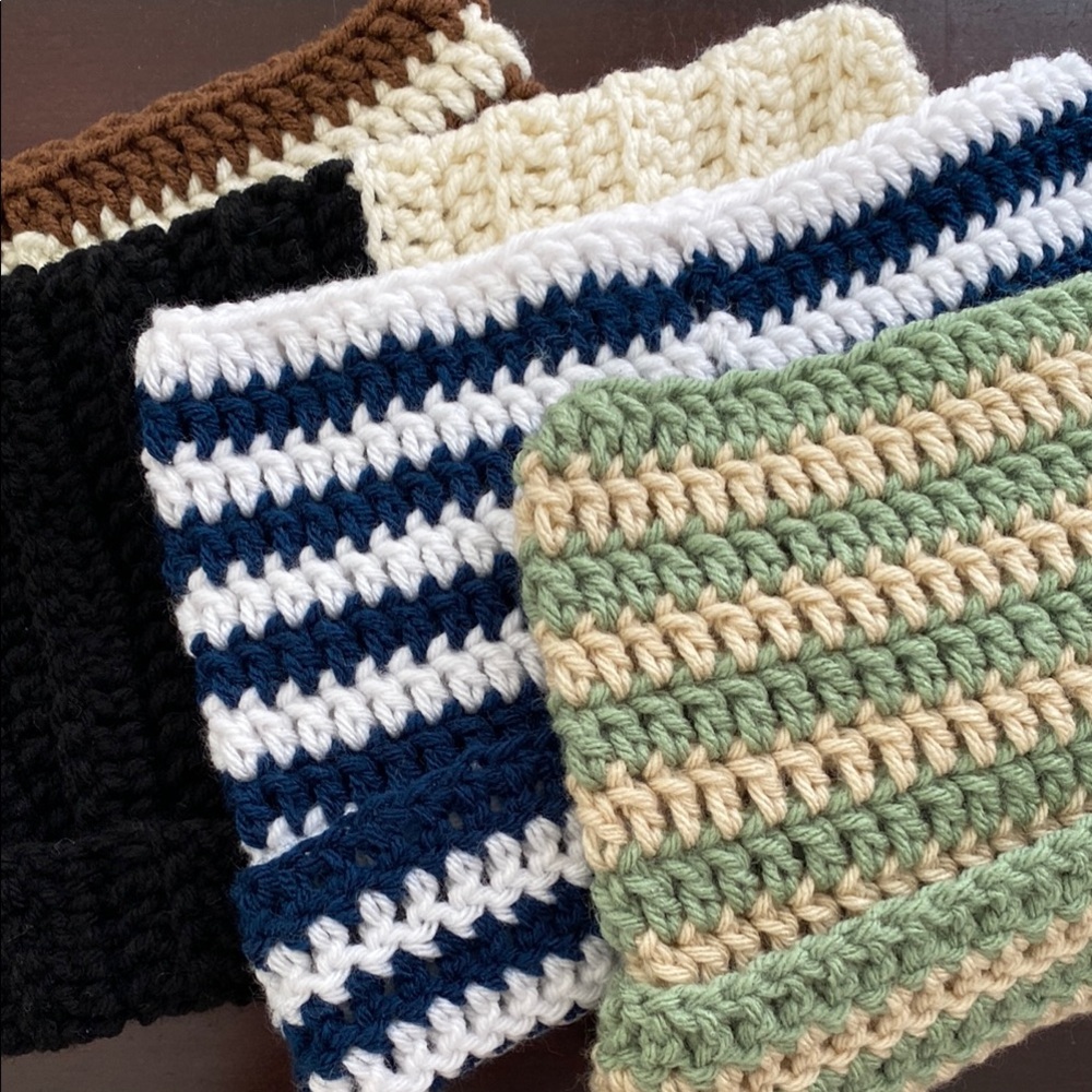 Unisex Handmade Crochet Beanies